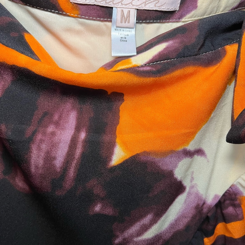 Hutch Orange and Black Maxi Skirt - Picture 4 of 8